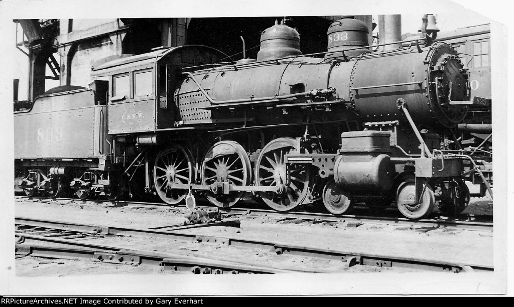 CNW 4-6-0 #833 - Chicago & North Western